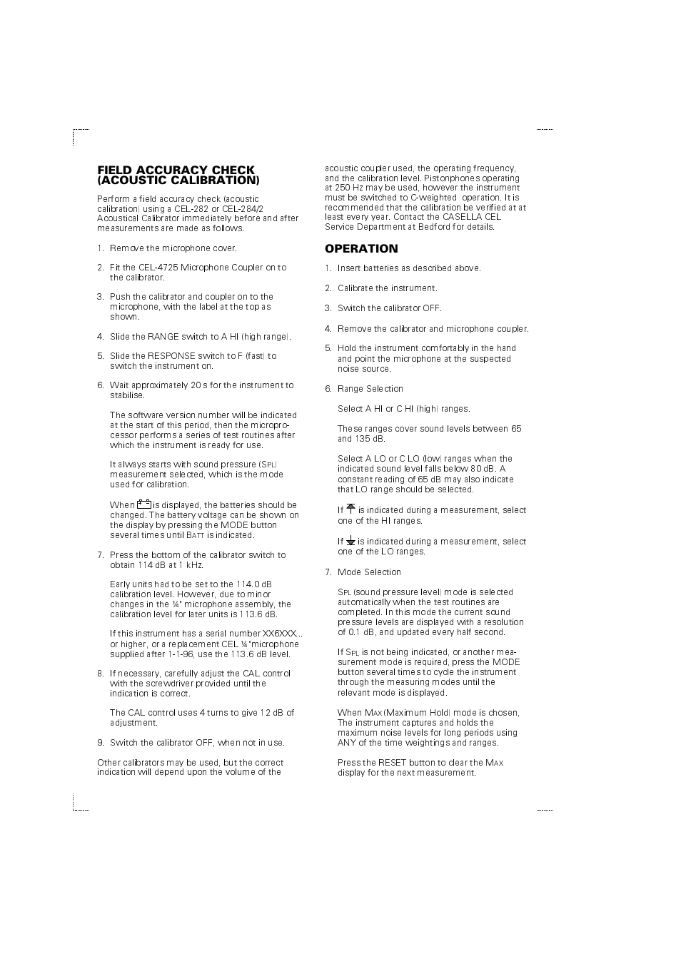 Casella CEL CEL-269 User Manual | Page 4 / 8