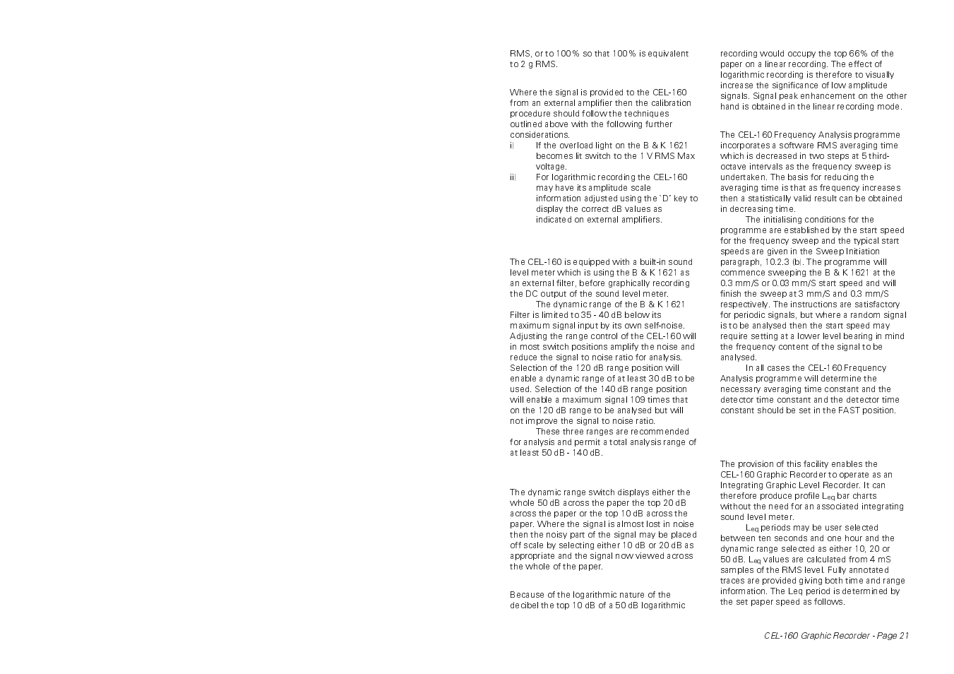 Casella CEL CEL-160 User Manual | Page 21 / 24