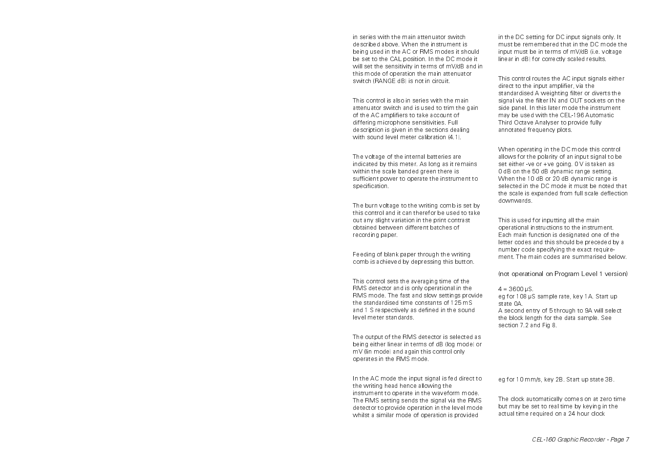Casella CEL CEL-160 User Manual | Page 7 / 24