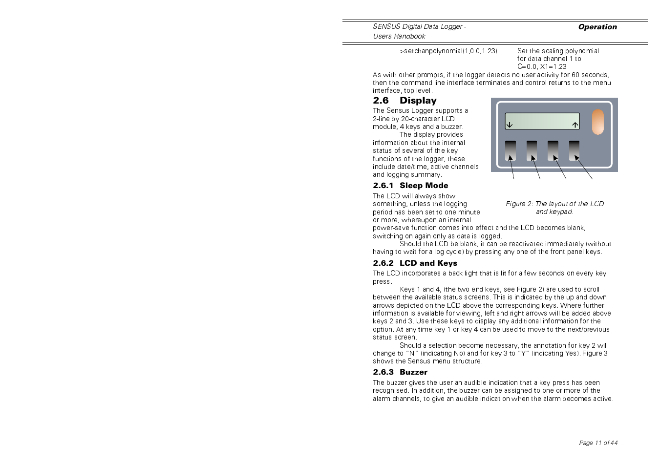 Casella CEL Sensus data logger unit User Manual | Page 11 / 44