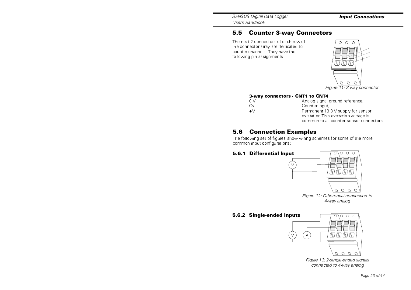 Casella CEL Sensus data logger unit User Manual | Page 23 / 44