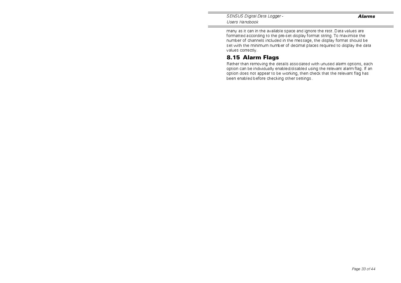 Casella CEL Sensus data logger unit User Manual | Page 33 / 44