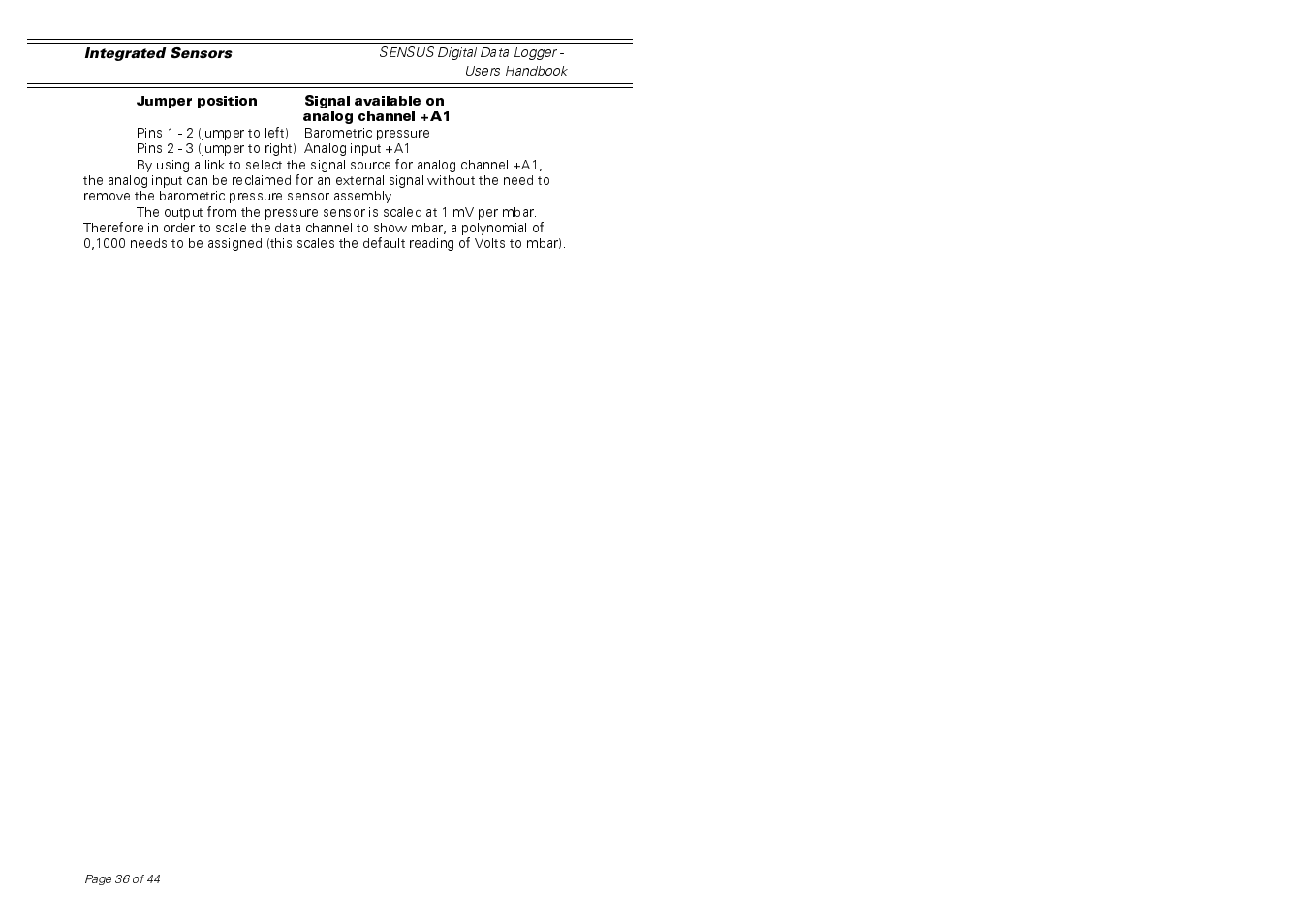 Casella CEL Sensus data logger unit User Manual | Page 36 / 44