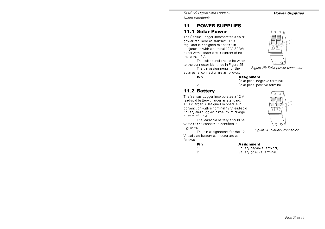 Casella CEL Sensus data logger unit User Manual | Page 37 / 44