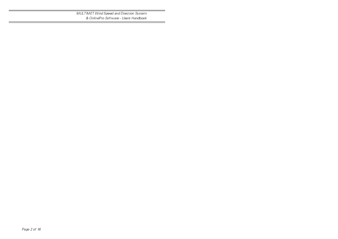 Casella CEL Multimet User Manual | Page 2 / 16