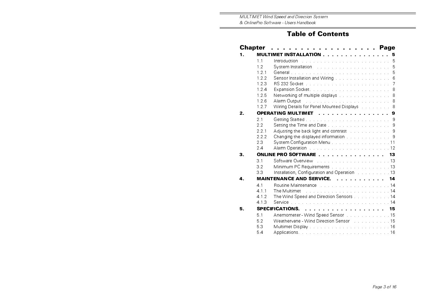 Casella CEL Multimet User Manual | Page 3 / 16