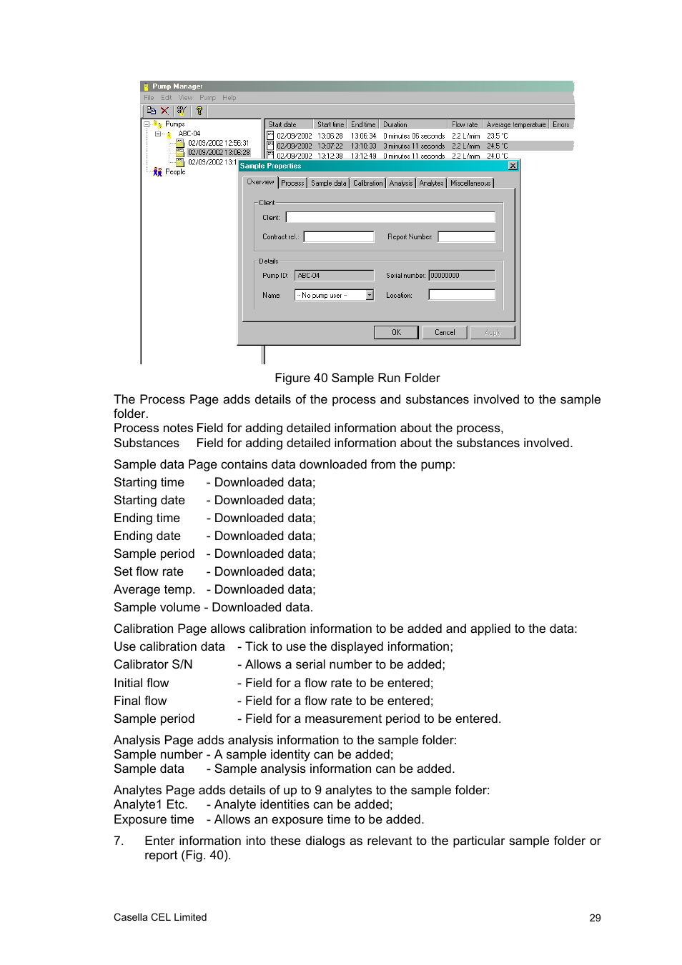 Casella CEL Software for the Tuff sampling pumps User Manual | Page 29 / 38