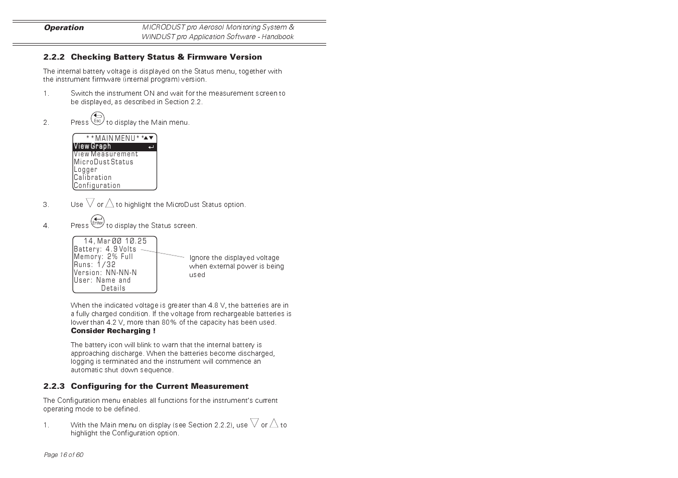 Casella CEL Software for the Microdust dust monitor User Manual | Page 16 / 59