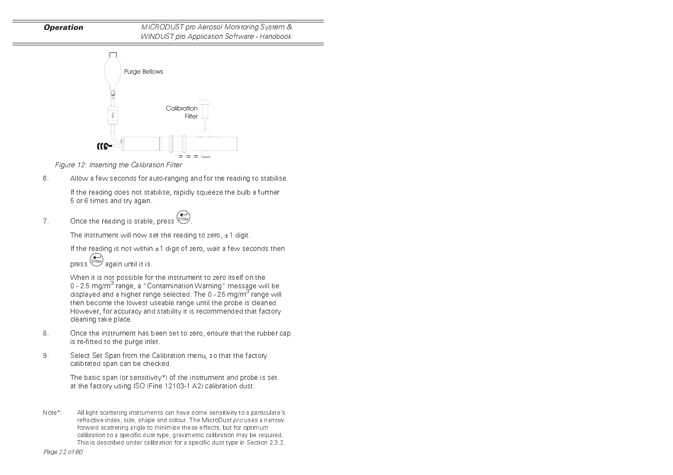 Casella CEL Software for the Microdust dust monitor User Manual | Page 22 / 59