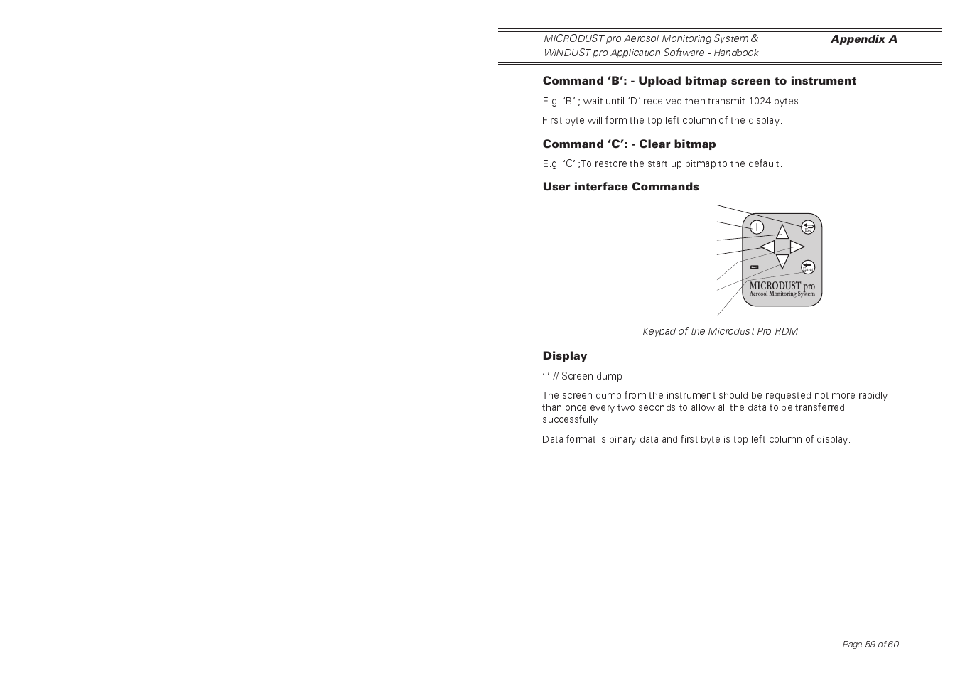 Casella CEL Software for the Microdust dust monitor User Manual | Page 57 / 59