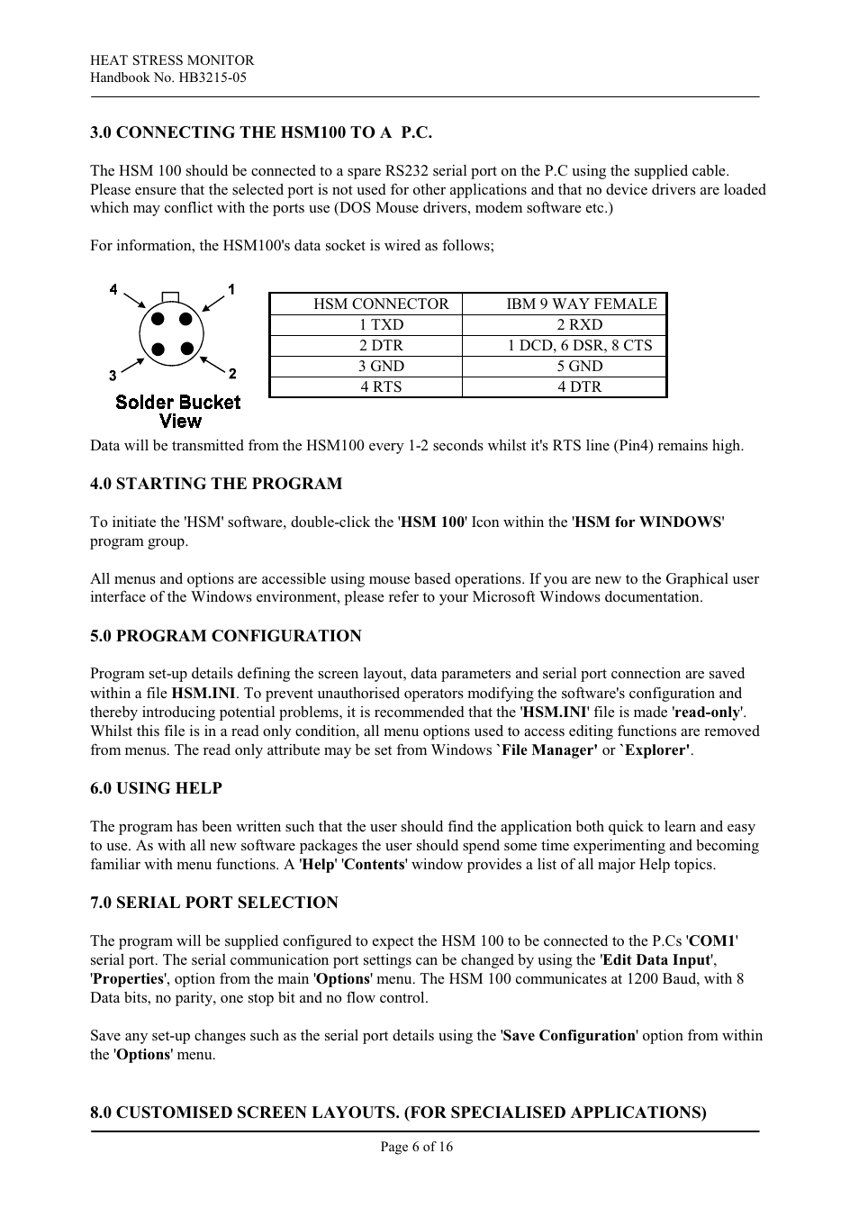 Casella CEL Software for Heat Stress Monitor HSM100 User Manual | Page 6 / 16