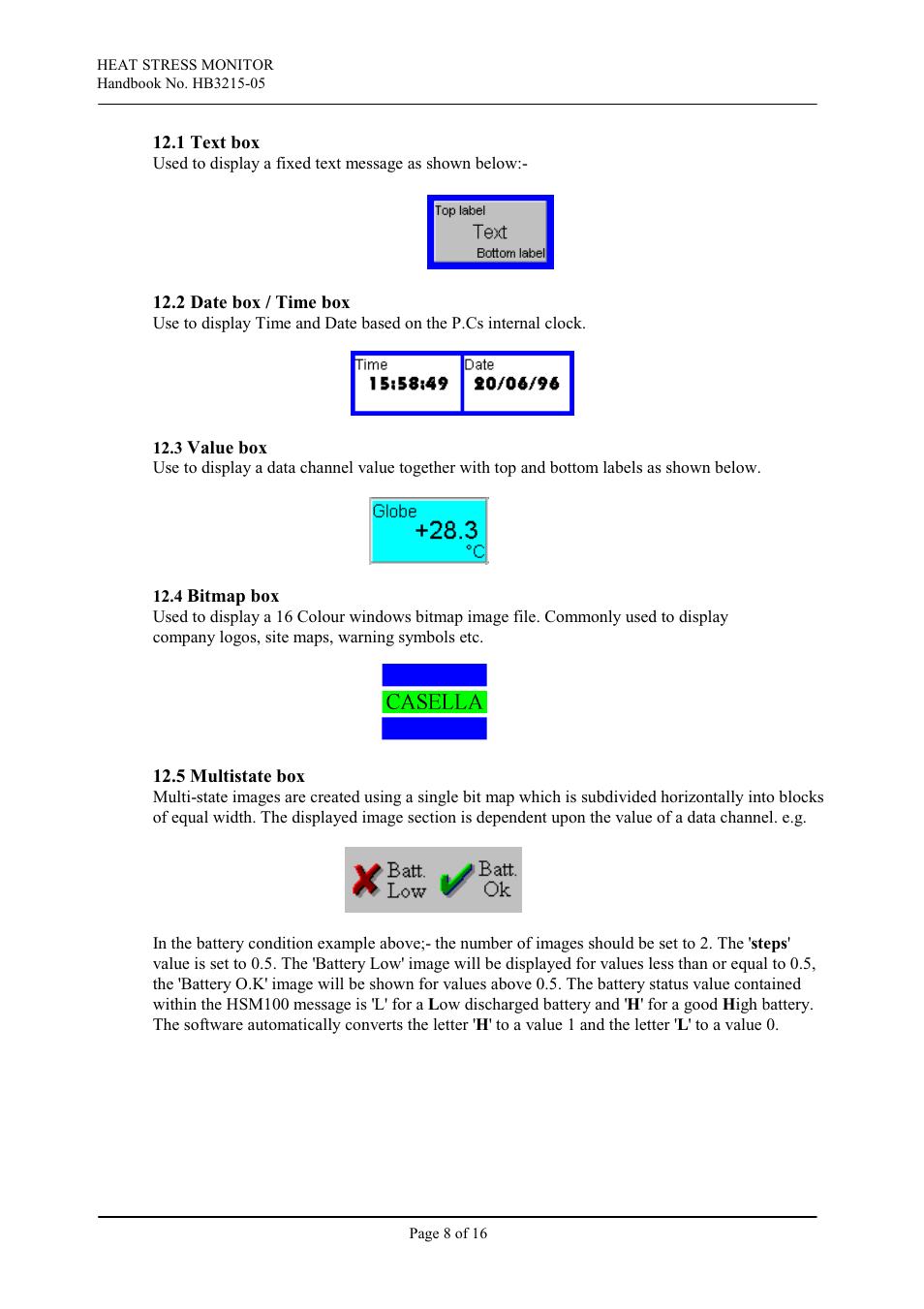 Casella CEL Software for Heat Stress Monitor HSM100 User Manual | Page 8 / 16