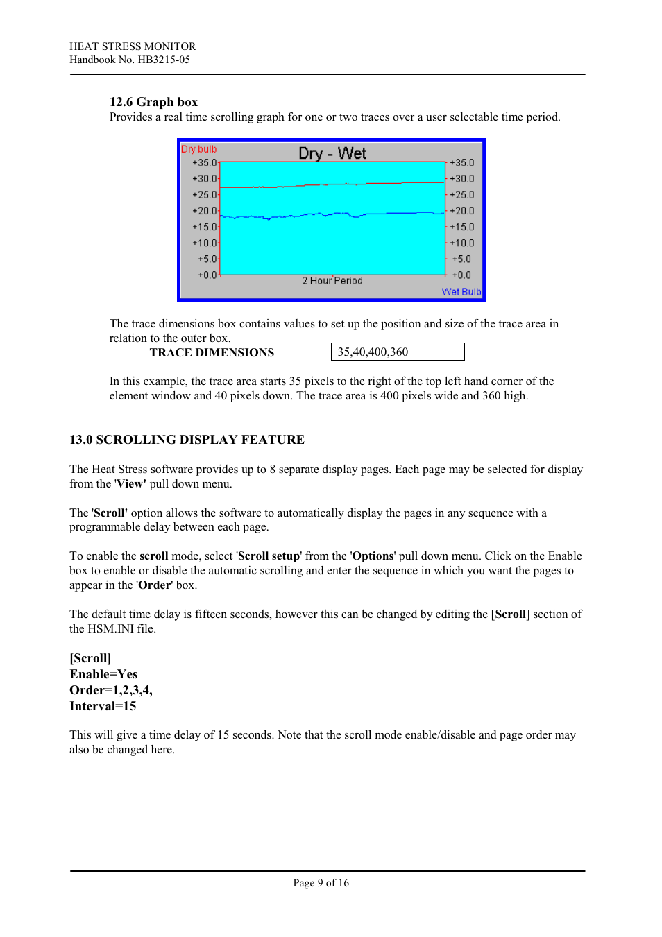 Casella CEL Software for Heat Stress Monitor HSM100 User Manual | Page 9 / 16