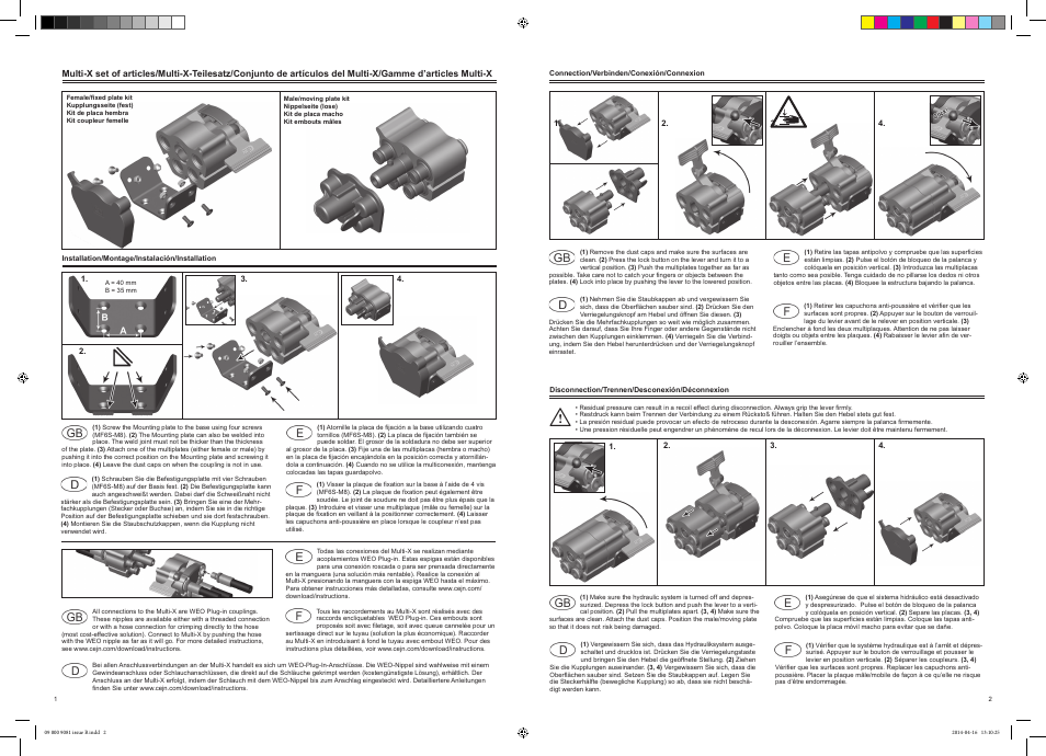CEJN Multi-X User Manual | Page 2 / 2