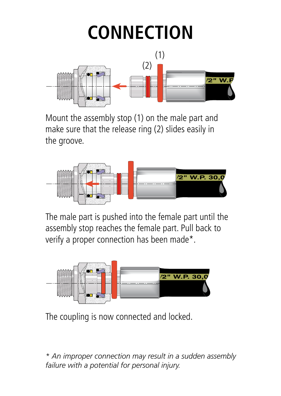 Connection | CEJN WEO Plug-In User Manual | Page 2 / 4