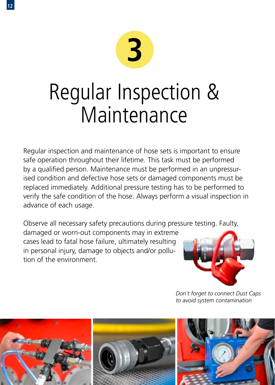 Regular inspection & maintenance | CEJN Work Safely Onboard Ships User Manual | Page 12 / 20