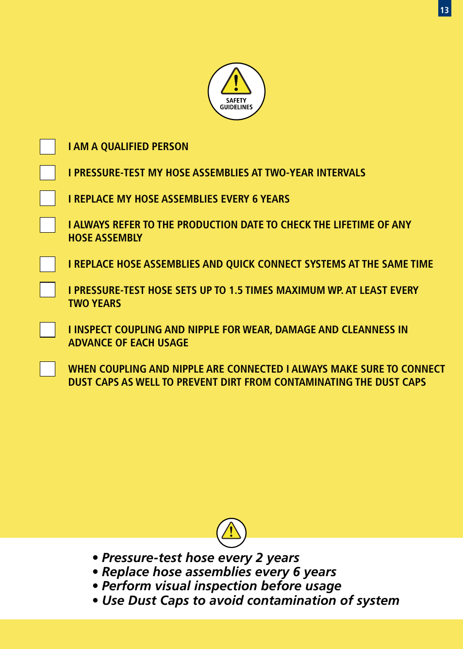 CEJN Work Safely Onboard Ships User Manual | Page 13 / 20