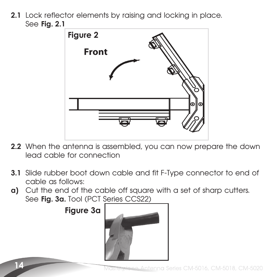 Front | Channel Master Masterpiece 100 (5020) User Manual | Page 16 / 28