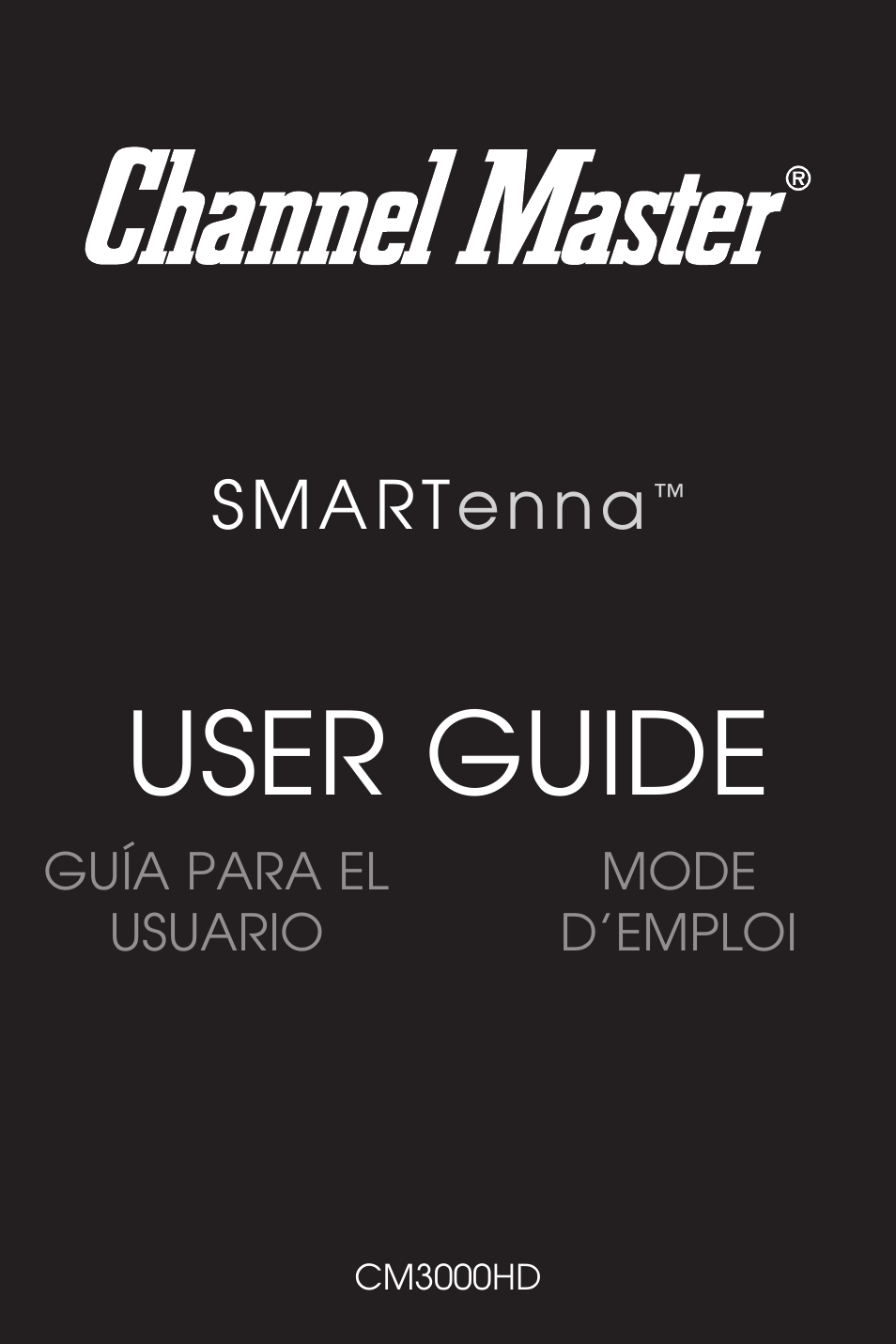 Channel Master SMARTenna (3000HD) User Manual | 40 pages