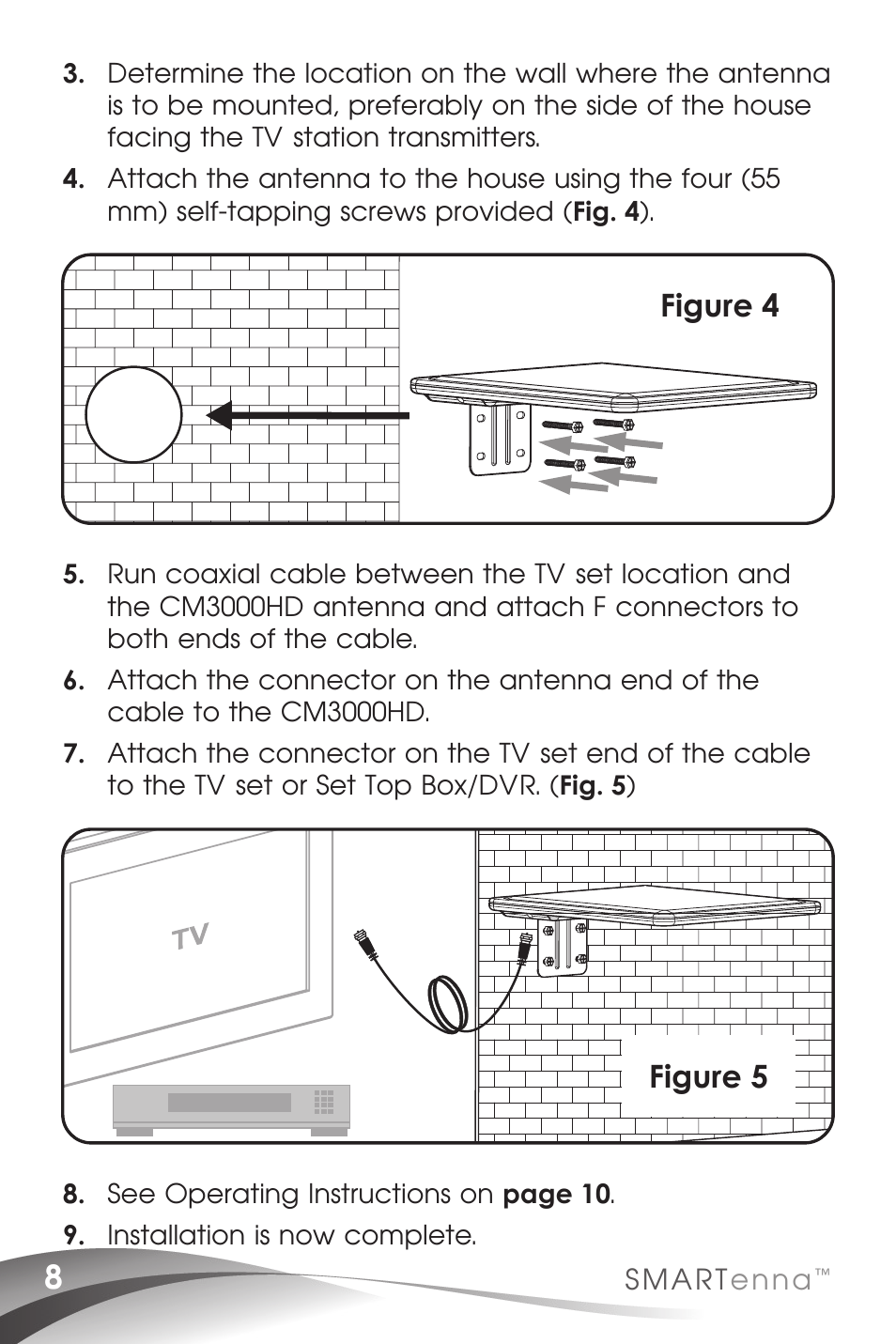 Figure 4, Figure 5 | Channel Master SMARTenna (3000HD) User Manual | Page 10 / 40