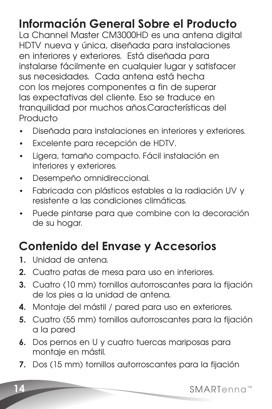 Channel Master SMARTenna (3000HD) User Manual | Page 16 / 40