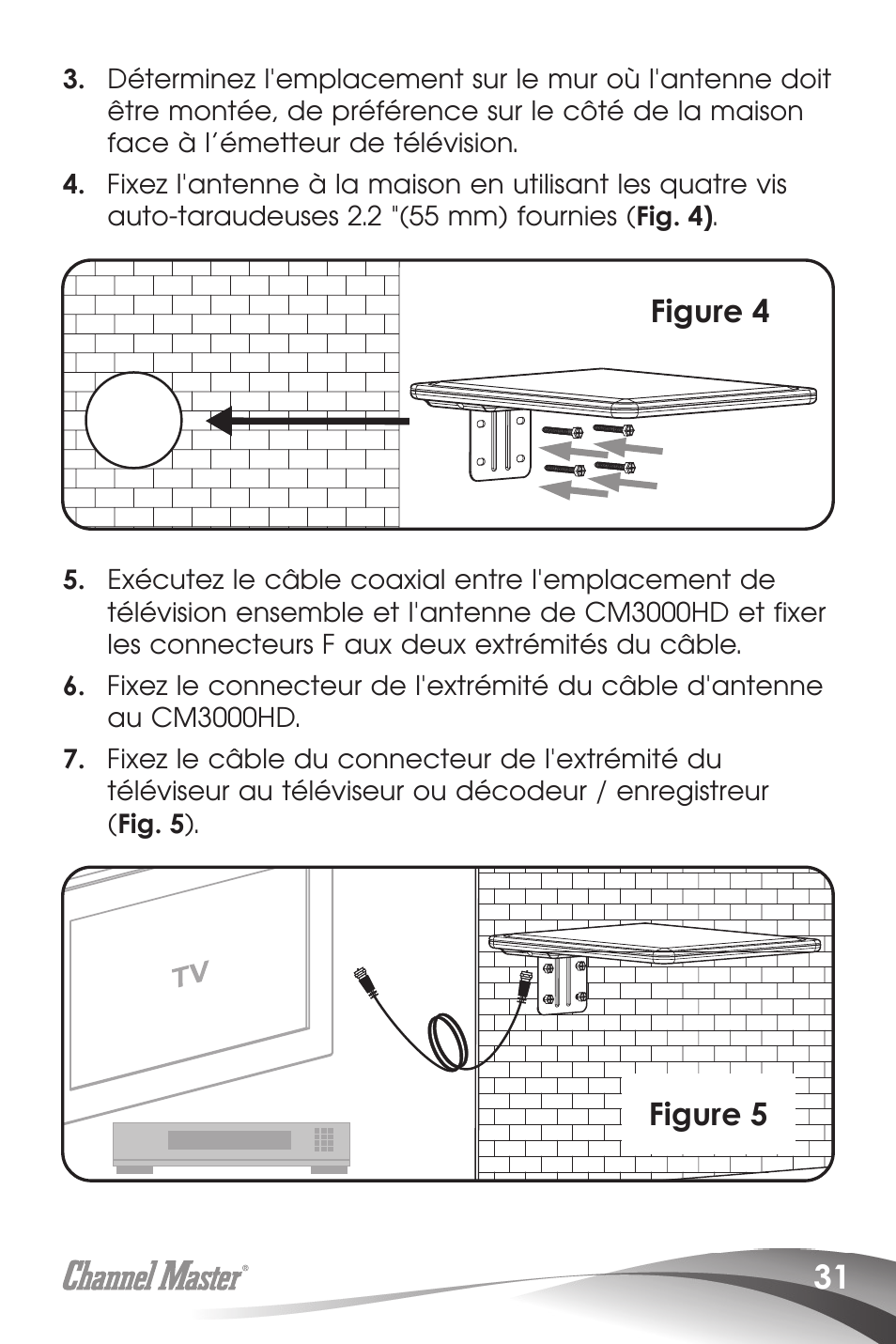 Figure 4, Figure 5 | Channel Master SMARTenna (3000HD) User Manual | Page 33 / 40