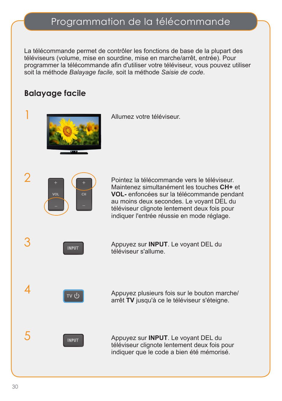 Programmation de la télécommande | Channel Master DVR+ (7500GB16) User Manual | Page 34 / 40