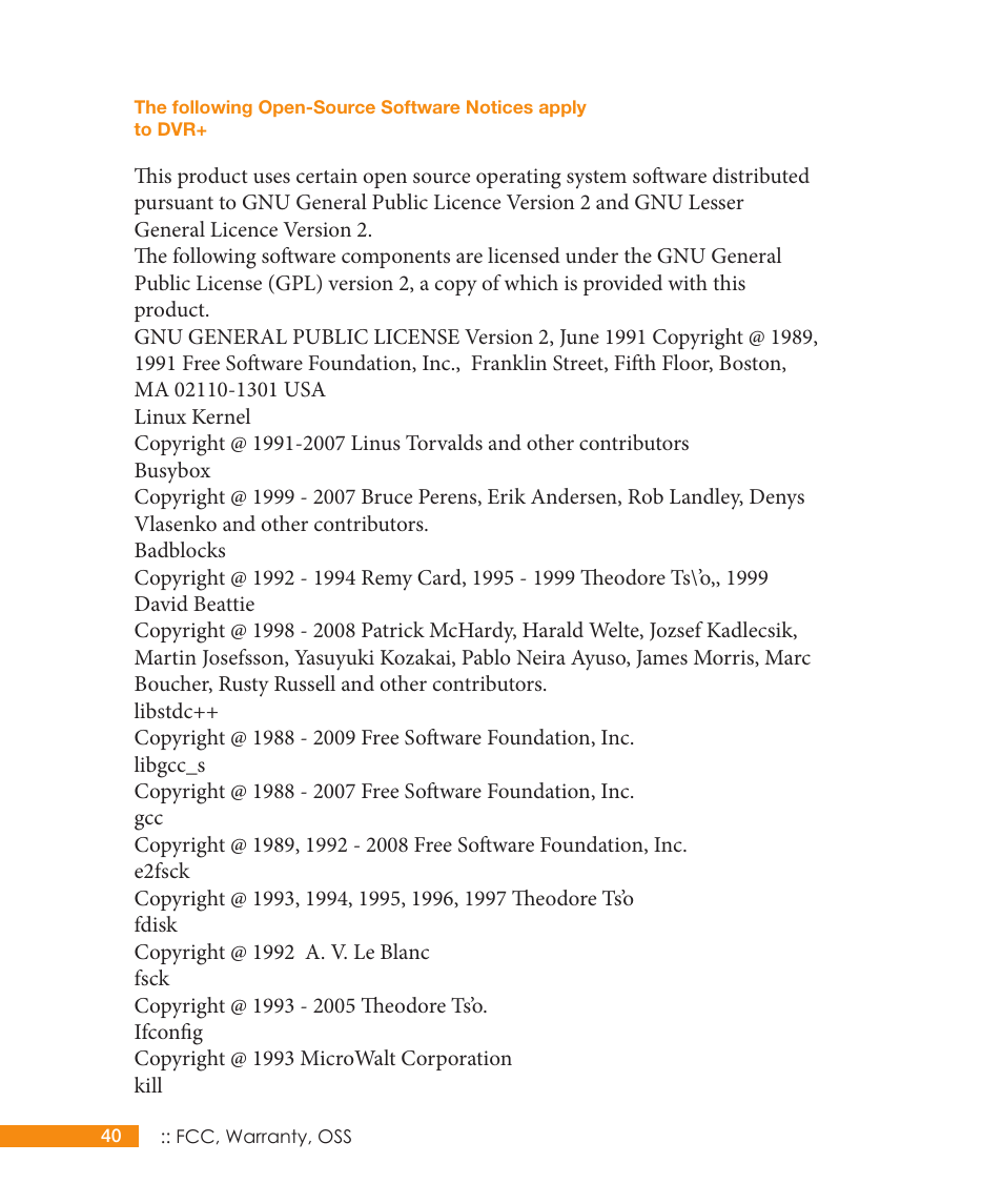 Channel Master DVR+ (7500GB16) User Manual | Page 46 / 48