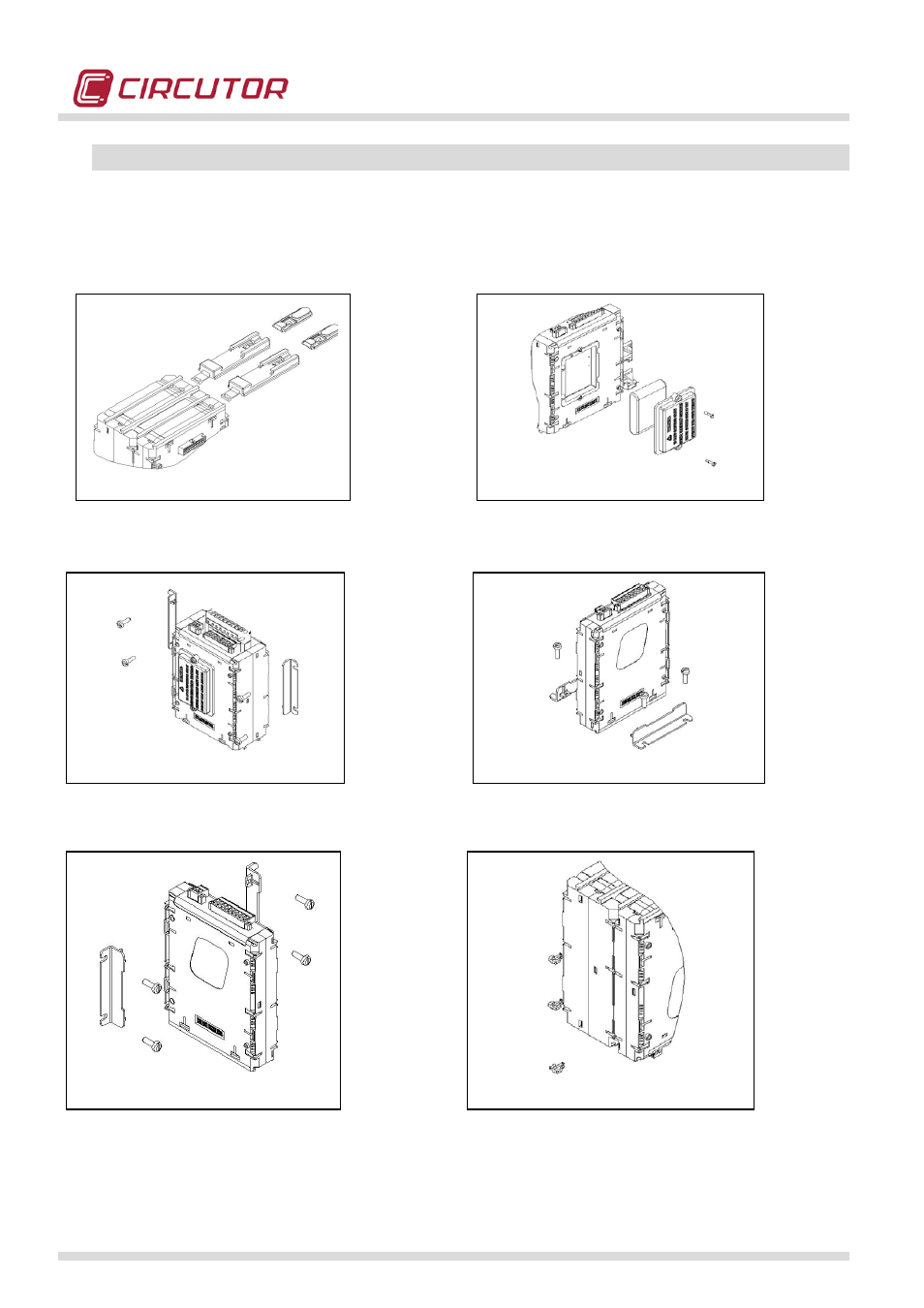 Installation methods, Procedure | CIRCUTOR QNA500 series User Manual | Page 12 / 111