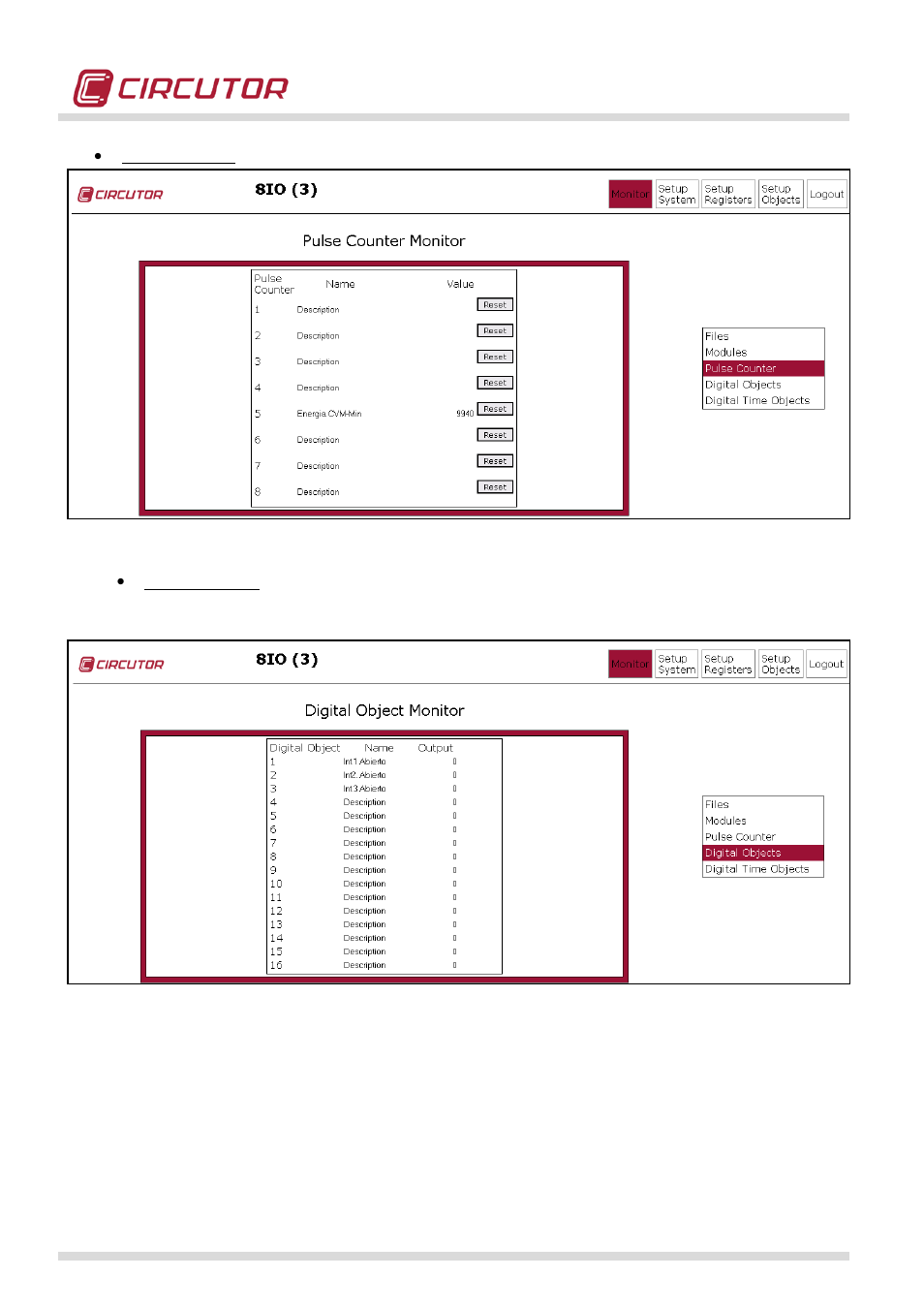 CIRCUTOR QNA500 series User Manual | Page 72 / 111