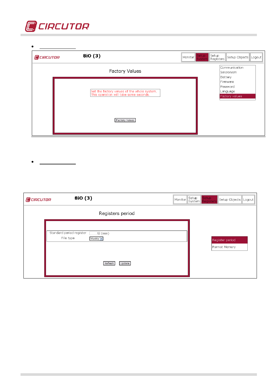 CIRCUTOR QNA500 series User Manual | Page 77 / 111