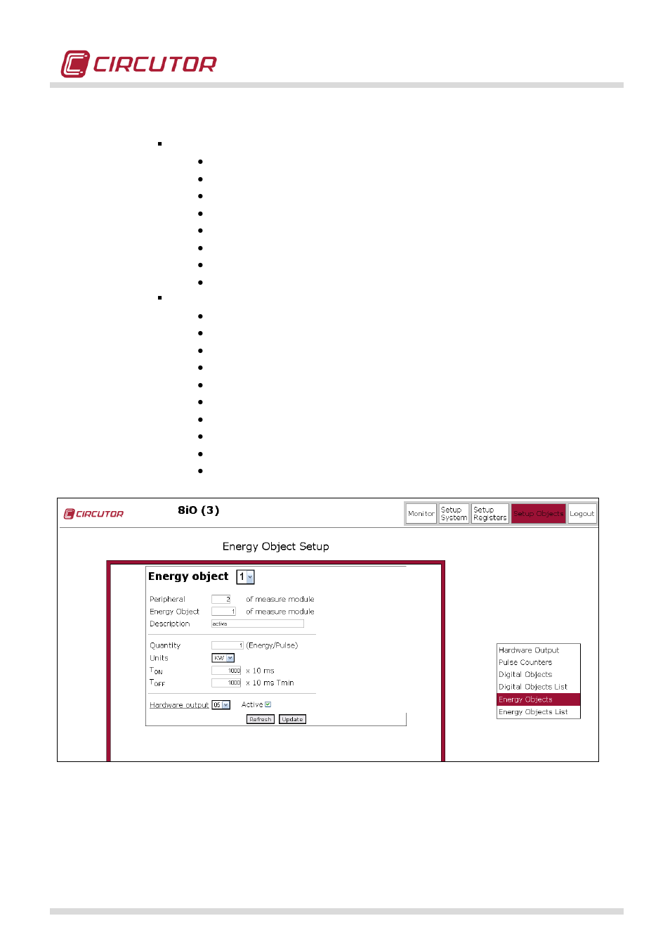 CIRCUTOR QNA500 series User Manual | Page 81 / 111