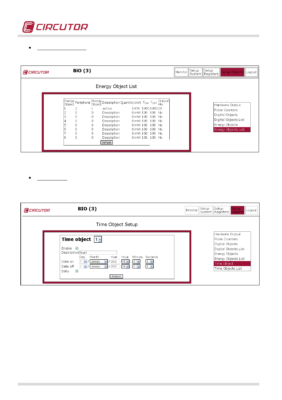CIRCUTOR QNA500 series User Manual | Page 82 / 111