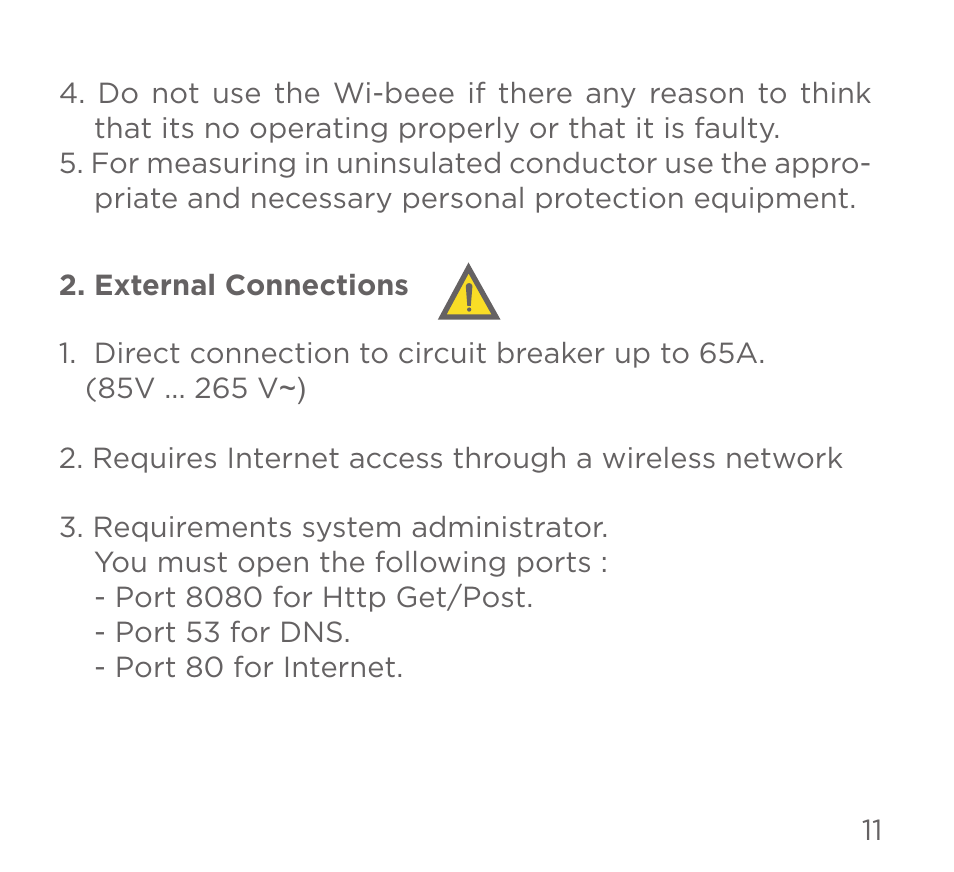 CIRCUTOR Wi-beee Series User Manual | Page 11 / 32