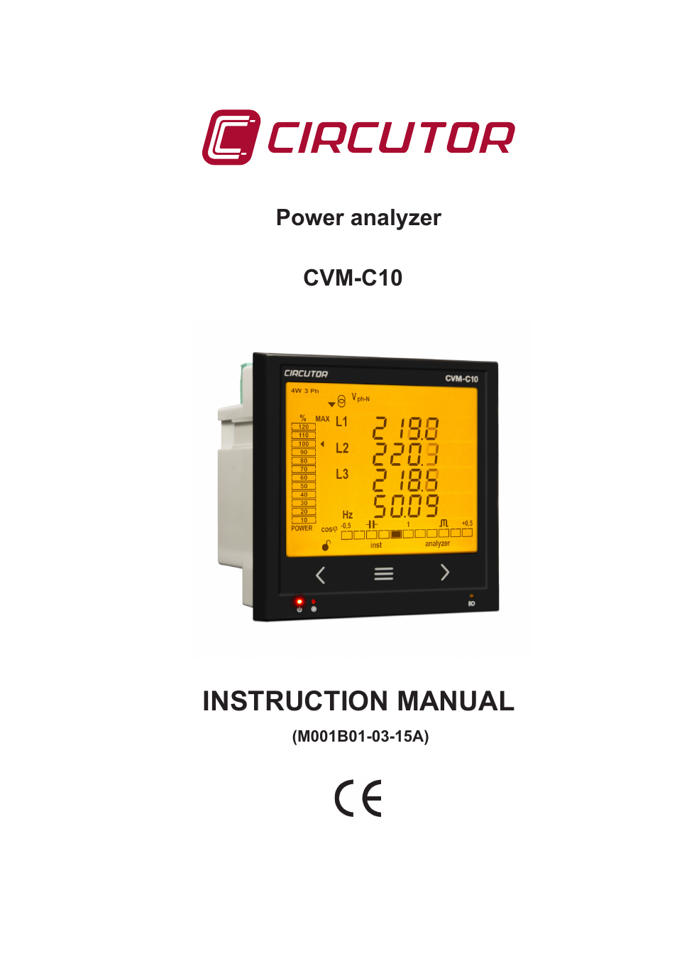 CIRCUTOR CVM-C10 Series User Manual | 82 pages