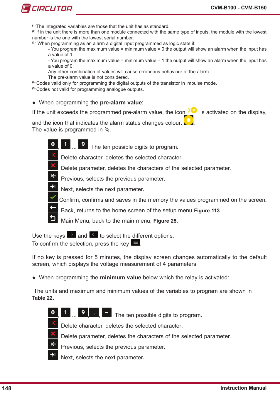 CIRCUTOR CVM-B Series User Manual | Page 148 / 320