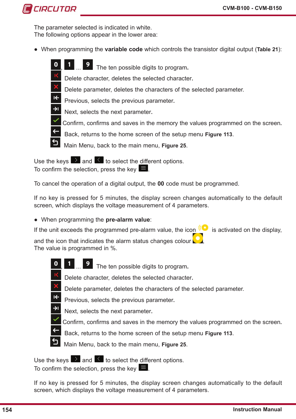 CIRCUTOR CVM-B Series User Manual | Page 154 / 320