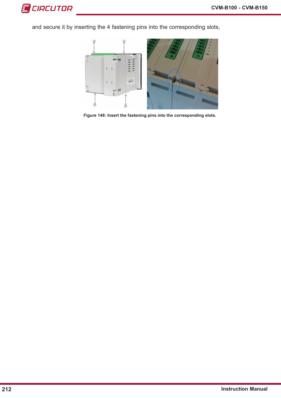 CIRCUTOR CVM-B Series User Manual | Page 212 / 320