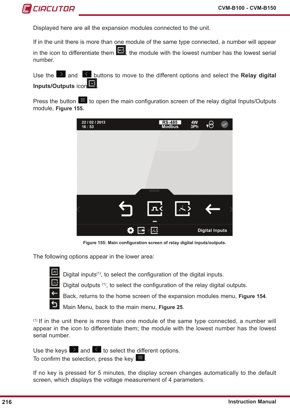 CIRCUTOR CVM-B Series User Manual | Page 216 / 320