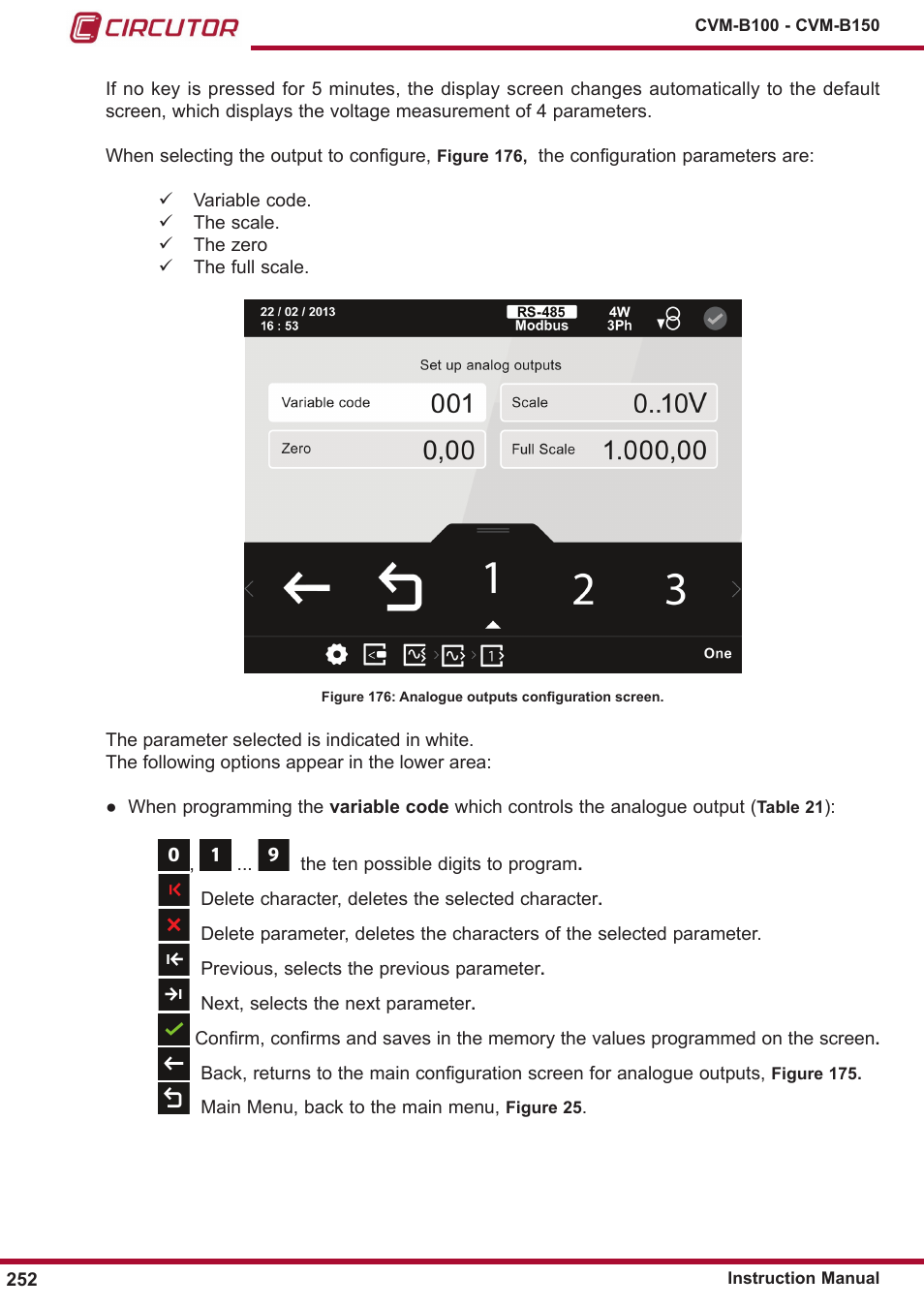CIRCUTOR CVM-B Series User Manual | Page 252 / 320