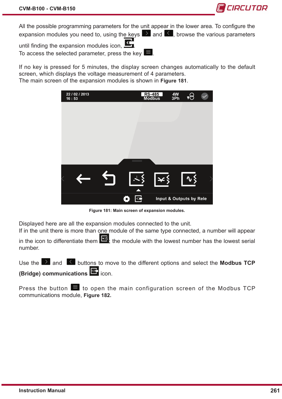 CIRCUTOR CVM-B Series User Manual | Page 261 / 320