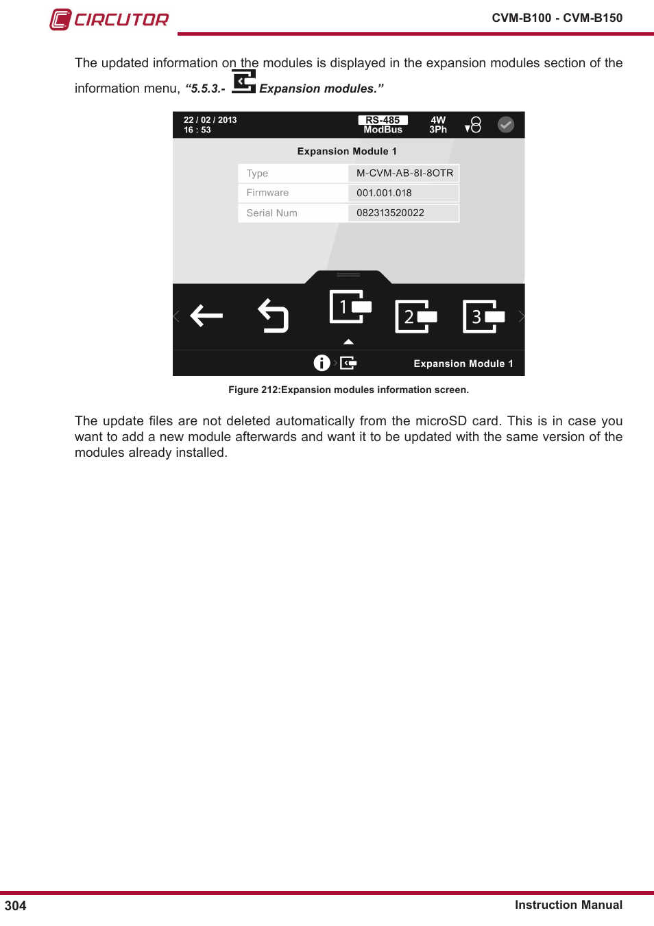CIRCUTOR CVM-B Series User Manual | Page 304 / 320