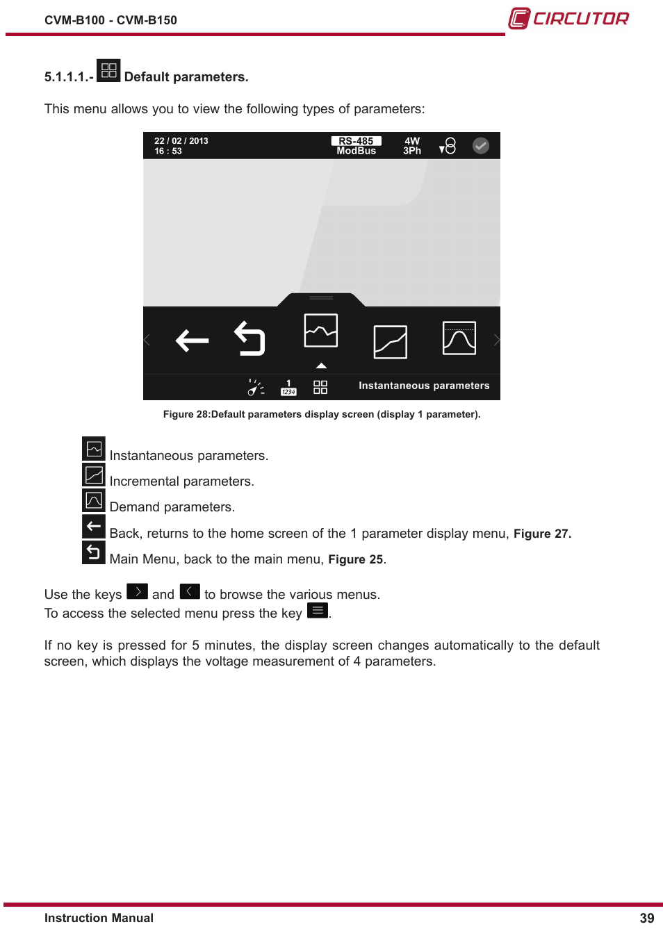 CIRCUTOR CVM-B Series User Manual | Page 39 / 320