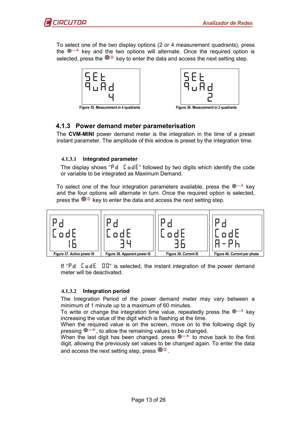 M_n ko, J^ =i^_ {{+0, J^ =i | J^ =i^_ {{-0, J^ =i^_ ['jb | CIRCUTOR CVM-MINI Series User Manual | Page 13 / 26