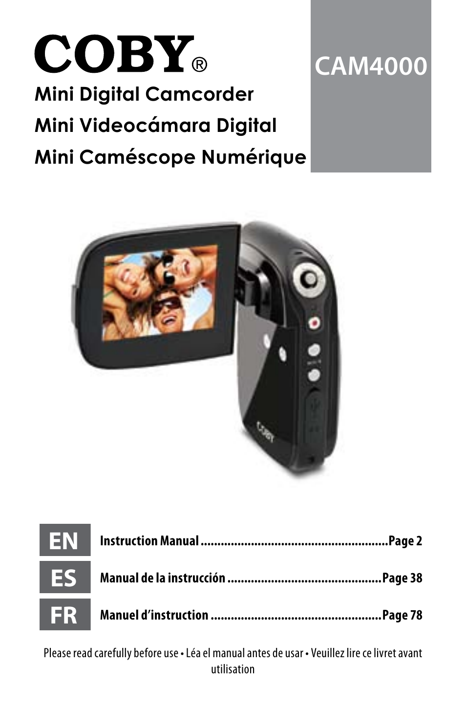 COBY electronic SNAPP CAM4000 User Manual | 120 pages