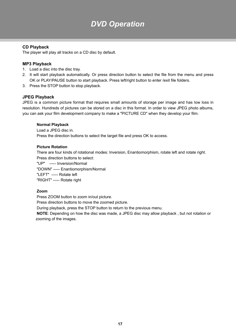 Dvd operation | COBY electronic TFDVD2697 User Manual | Page 23 / 29