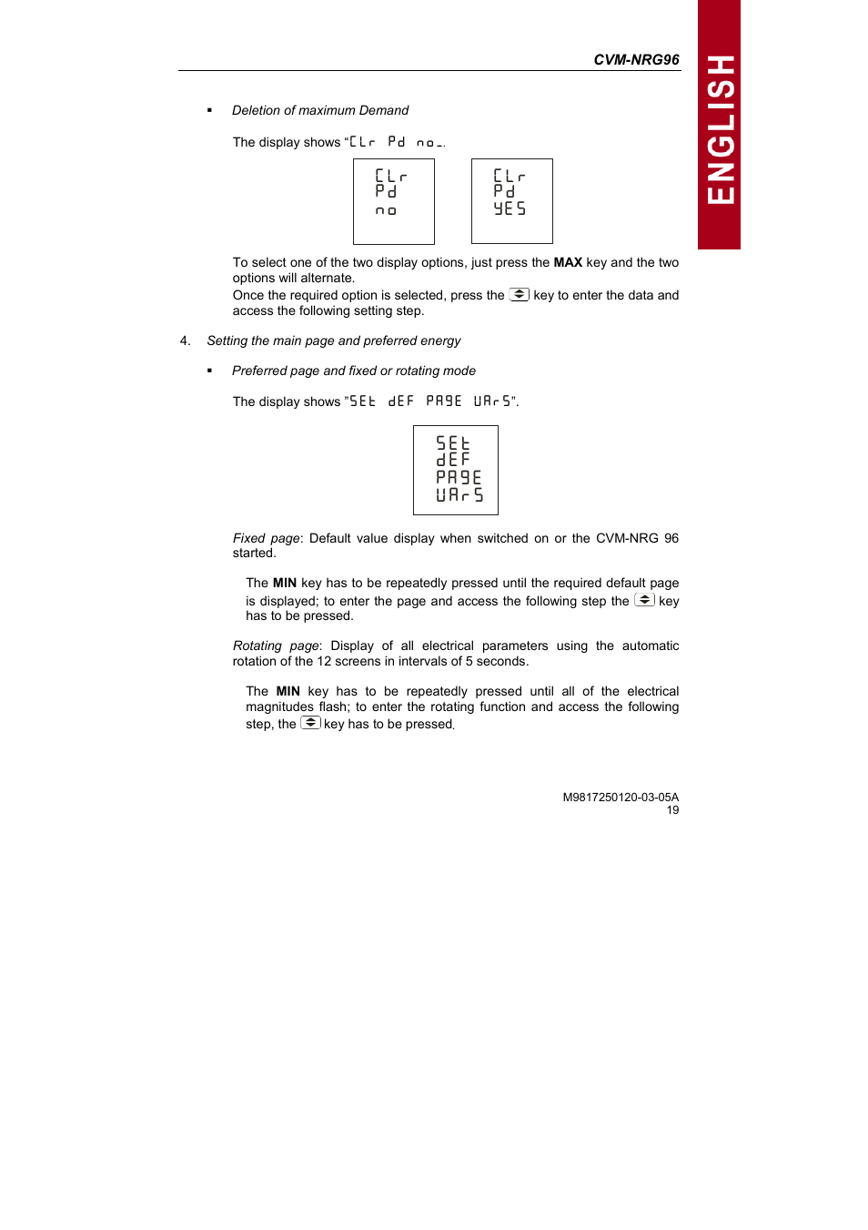 M?n {^?@ {j;3? {o;lm | CIRCUTOR CVM-NRG96 Series (Available until stocks) User Manual | Page 19 / 38
