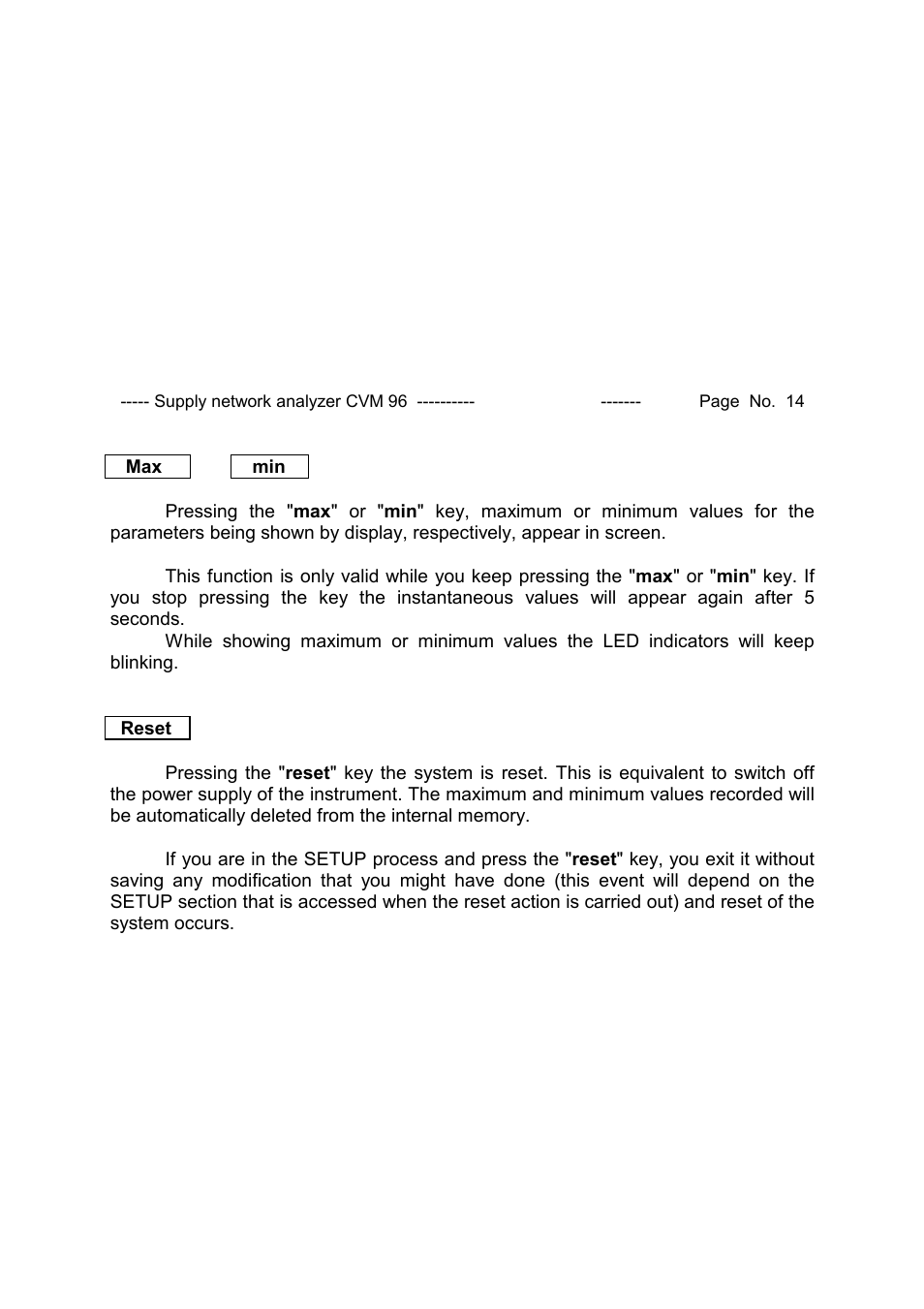 CIRCUTOR CVM96 Series User Manual | Page 15 / 44