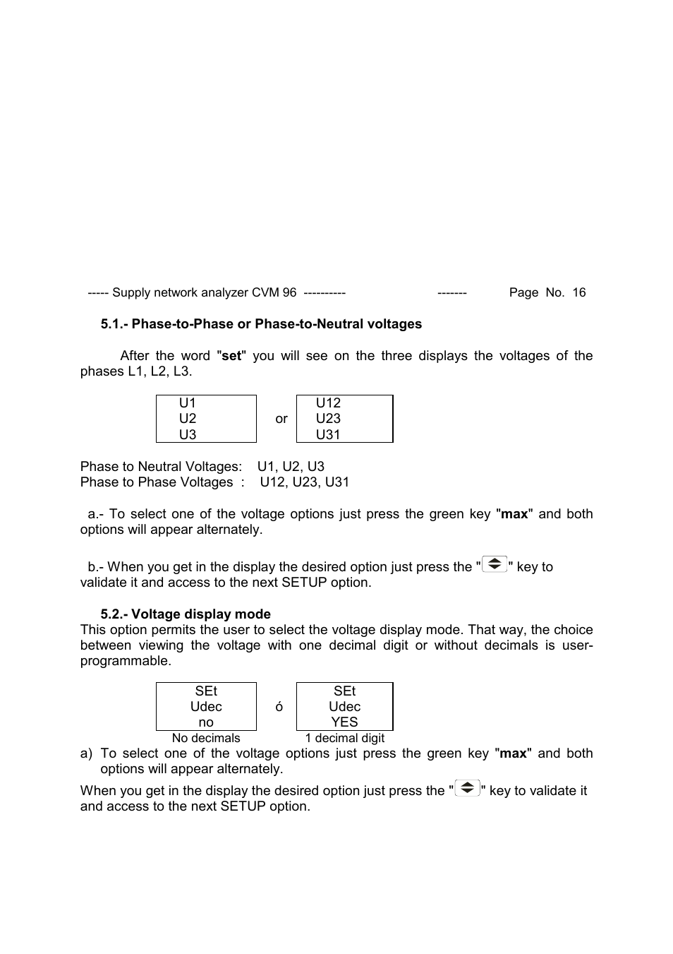 CIRCUTOR CVM96 Series User Manual | Page 17 / 44
