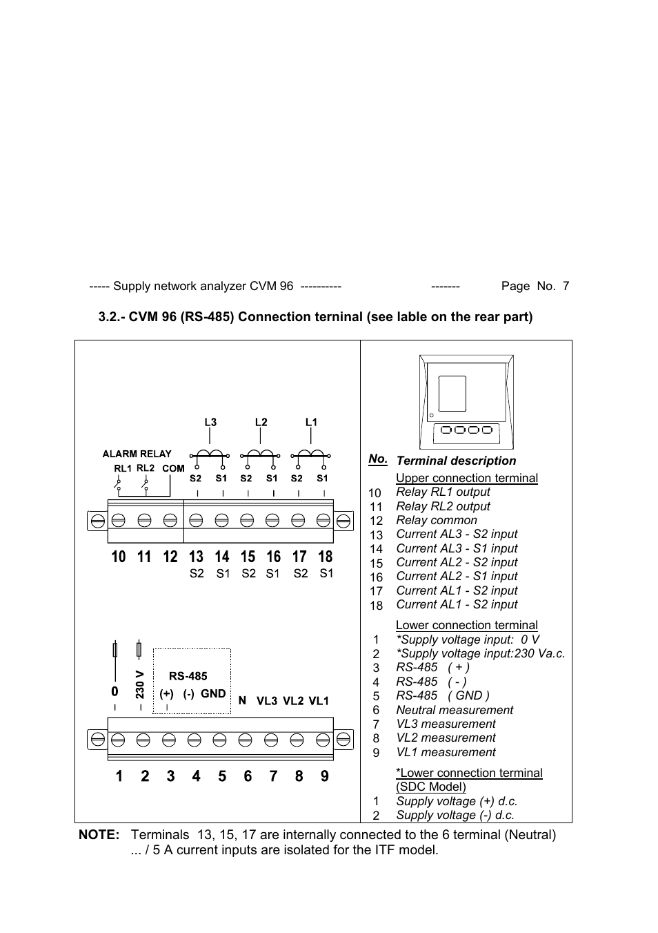 CIRCUTOR CVM96 Series User Manual | Page 8 / 44